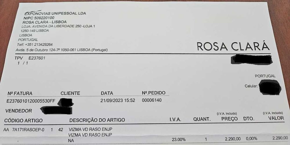 Vestido de Noiva Rosa Clará, coleção de 2023