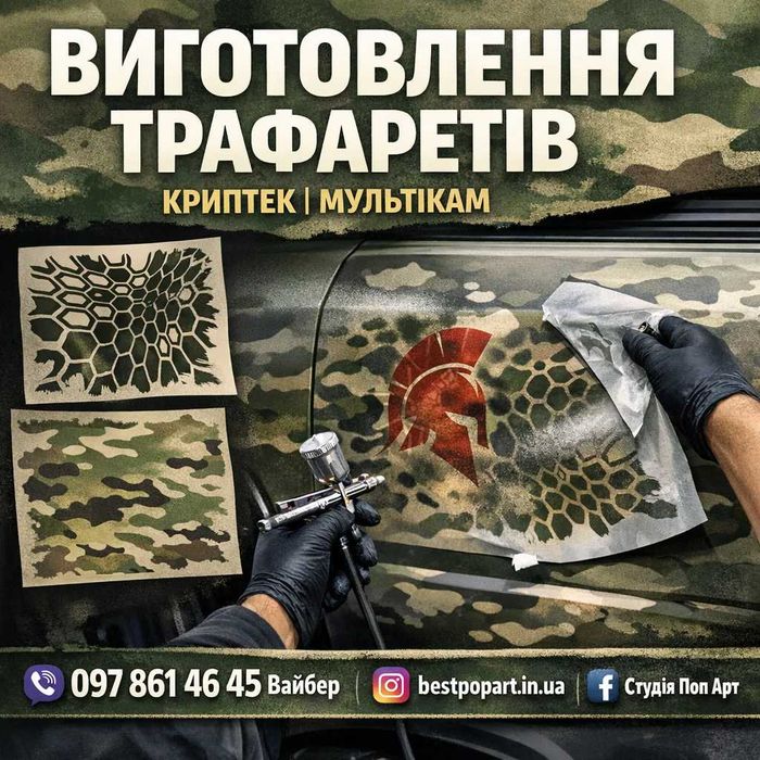 Трафарети для малювання логотипів та тексту балончиком- для стін та металу