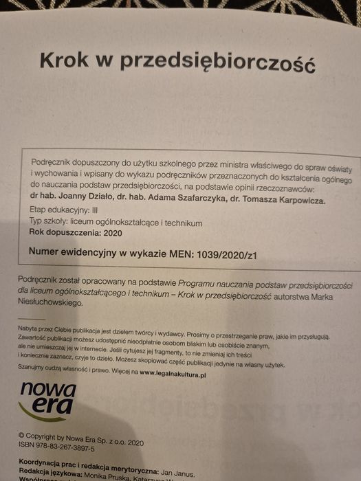 Krok w przedsiębiorczość