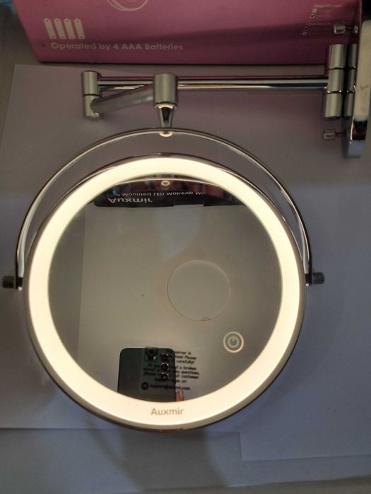 Дзеркало AUXMIR Wall Mounted 10x LED-підсвітка 3000-6500K