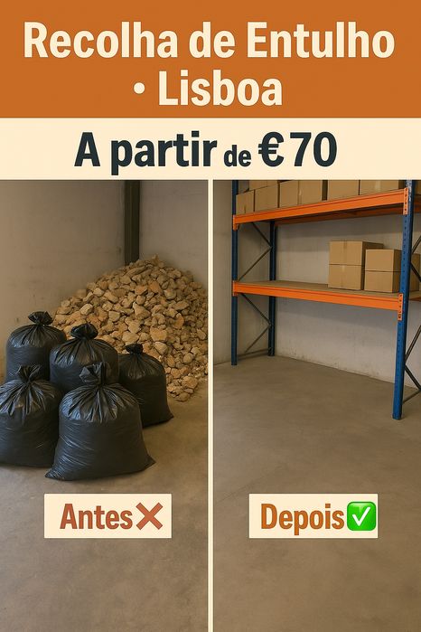 Recolha de Entulho e Monos em Lisboa e Região