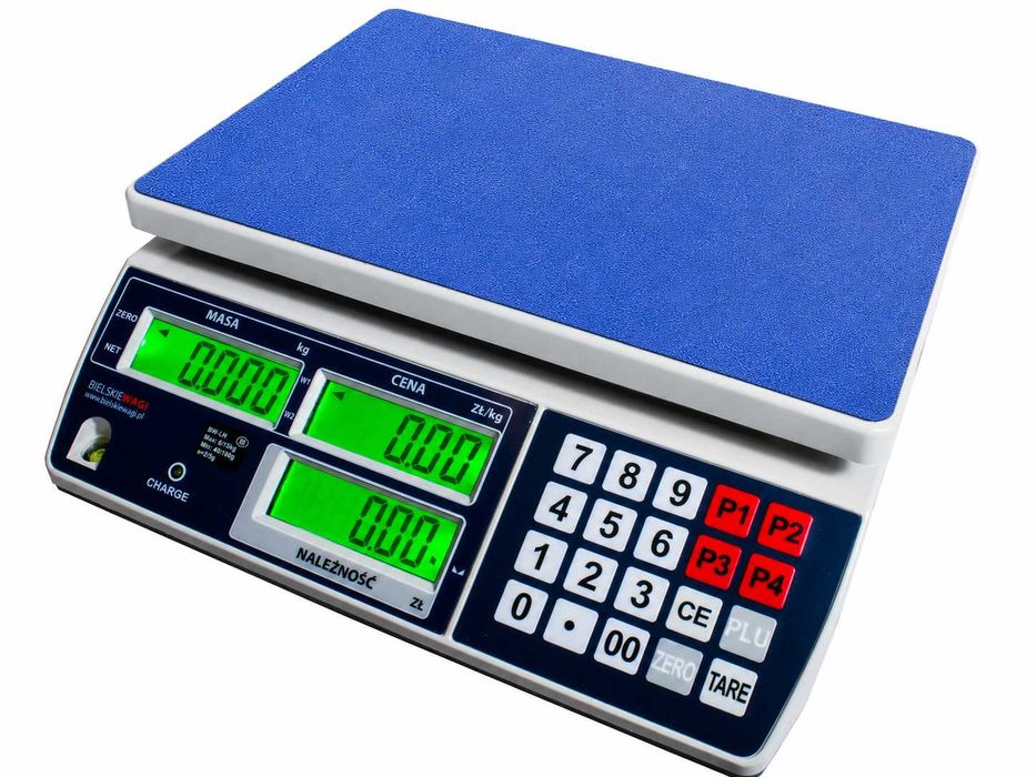 Elektroniczna Waga Sklepowa z Legalizacją 30KG Licząca Kalkulacyjna