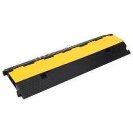 NOVO - Rampas protetoras de cabos c/ 2 canais 2 pcs borracha 100 cm
