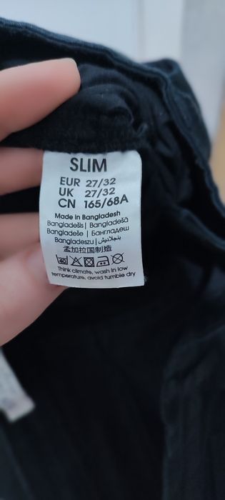 Spodnie czarne rurki rozm. S Lindex jak nowe