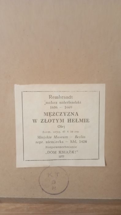 Replika obrazu Rembranta