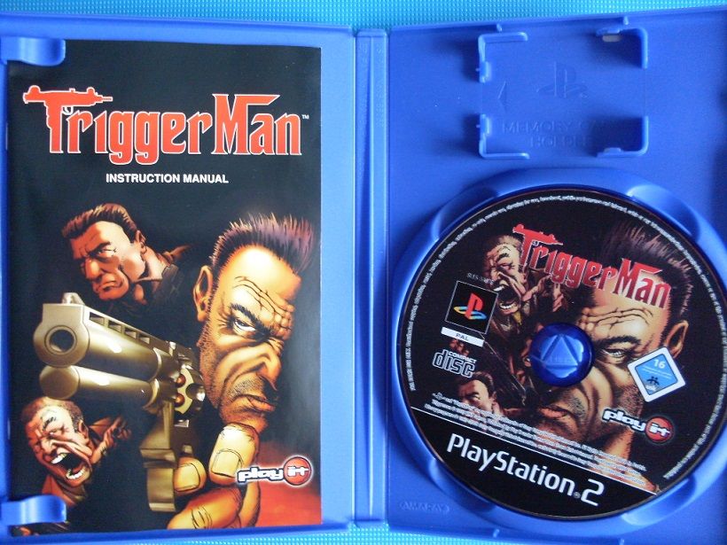 Joypad i gra Trigger Man do konsoli ps2