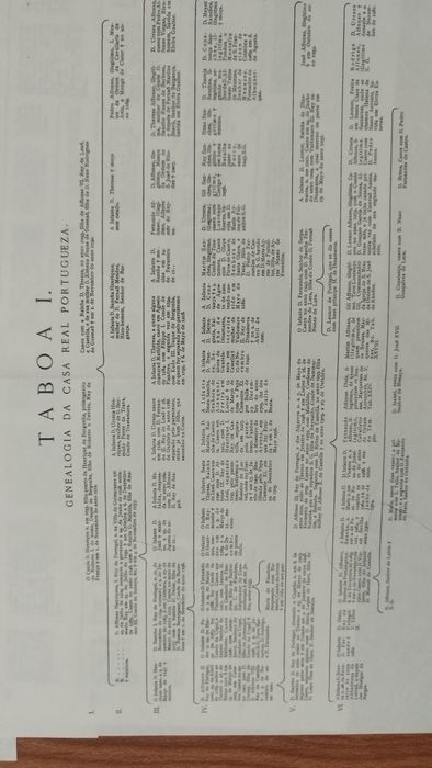 As 30 TABOAS da história genealógica da casa real portuguesa