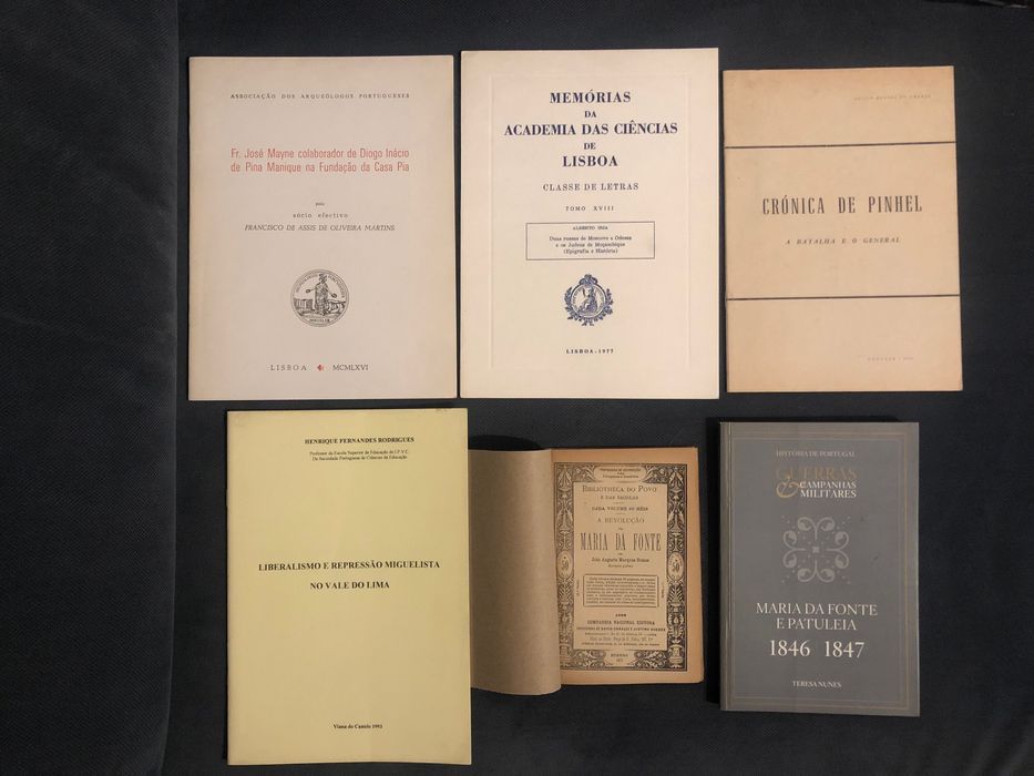 Casa Pia/ Guerra Peninsular/ Vale de Lima/ Maria da Fonte