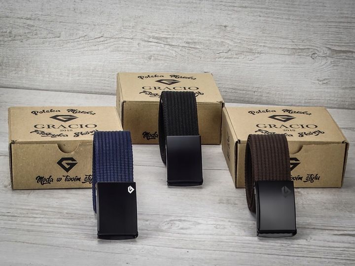 Zestaw Parcianych Pasków Do Spodni Kolory Gracio