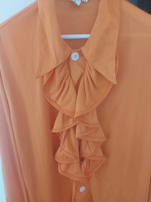 Camisa com Folhos64585228763779121