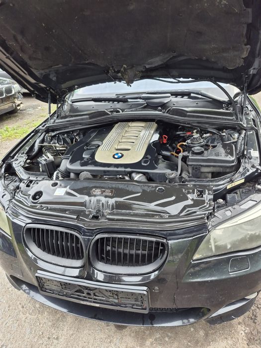 Розборка BMW E 60/61 М57N мотор коробка  форсунки турбіна радіатор ген