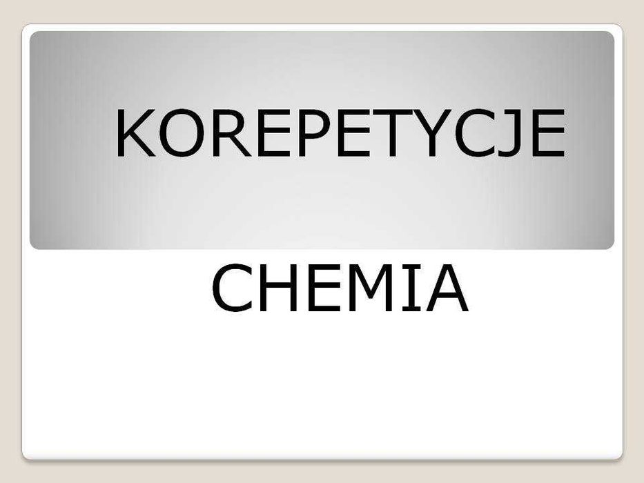Nauczyciel udzieli korepetycji z chemii