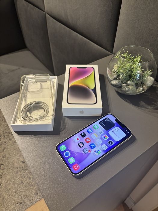 Iphone 14 128GB biały stan bdb komplet