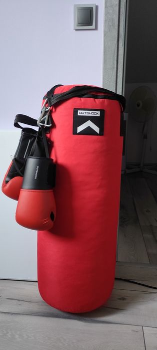 Worek bokserski plus rękawice OUTSHOCK