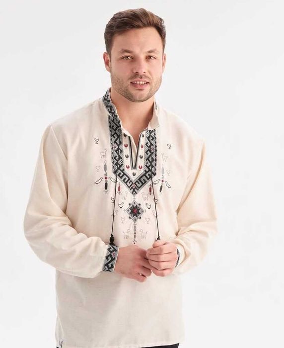 Сучасна чоловіча вишита сорочка вишиванка, вишиванки мужская вышиванка