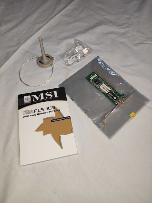 Placa de Rede Wireless PCI MSI PC54G3 54Mbps