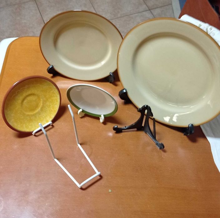 Suporte de pratos decorativos