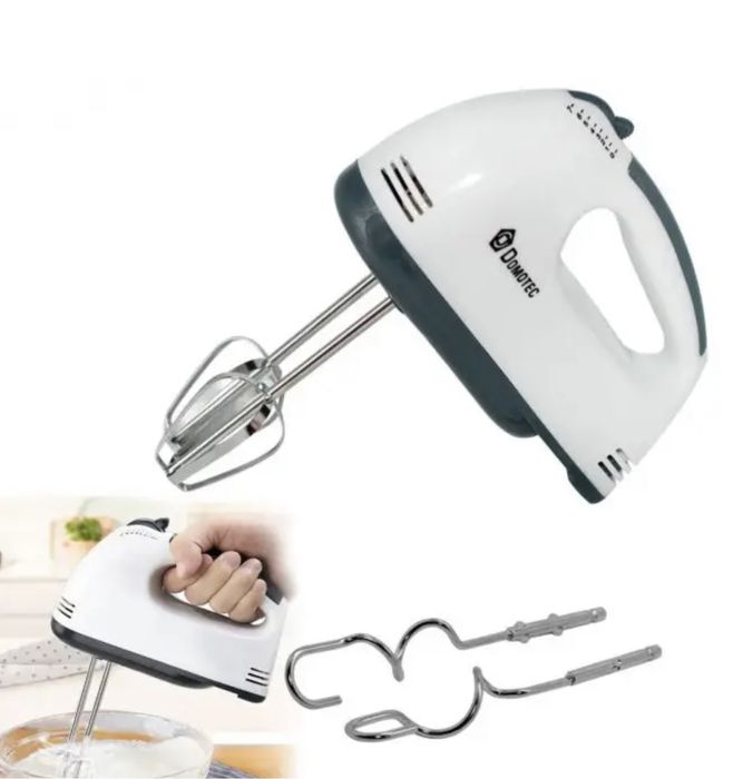 Новий міксер ручний Domotec 7 швидкостей/200Вт миксер блендер