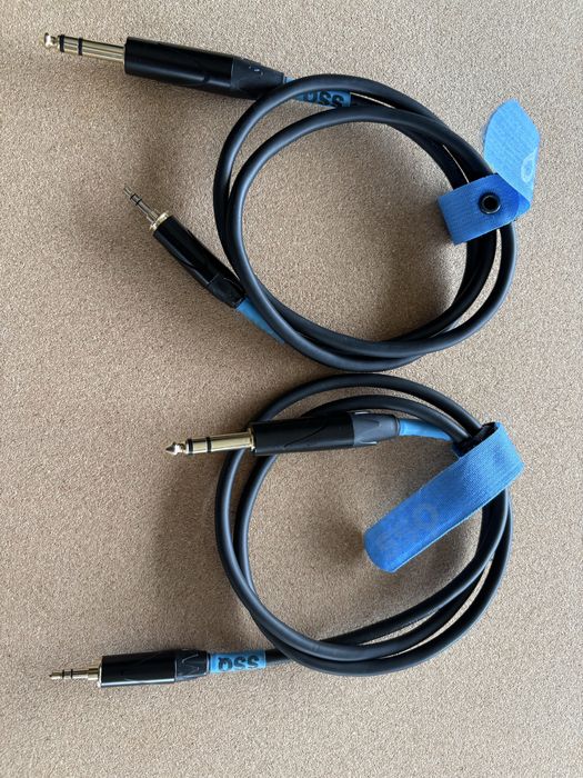 Kabel Jack stereo 3.5 / Jack stereo 6.3 - 1m