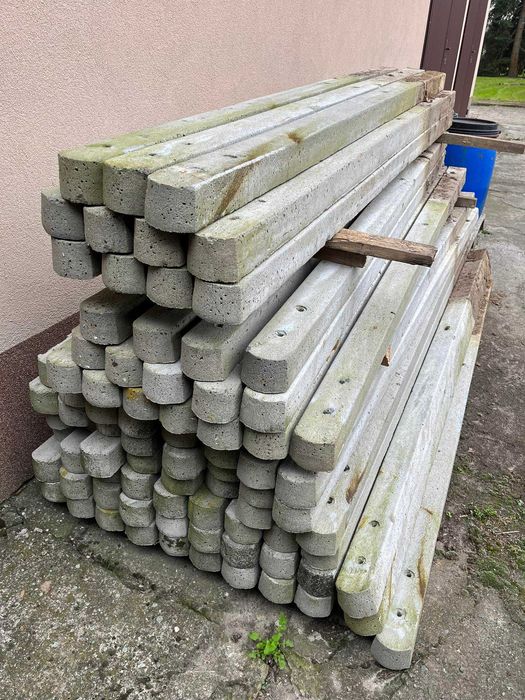Słupy betonowe sadownicze