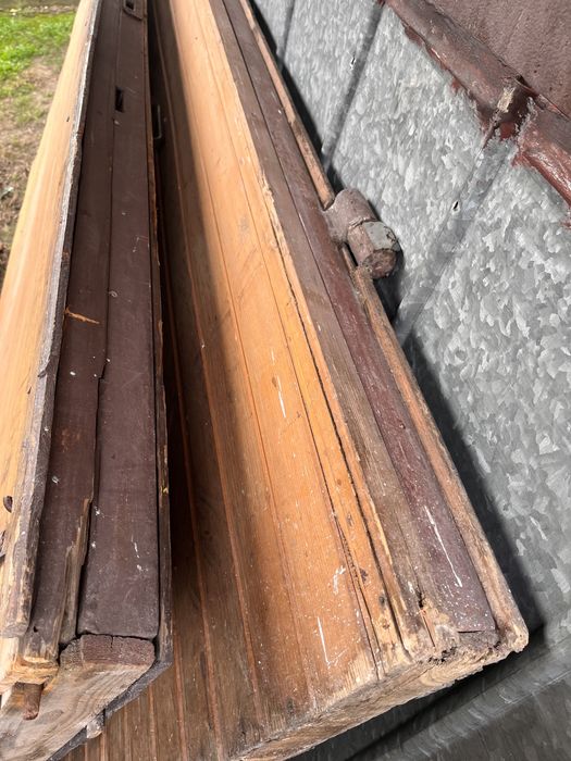 Brama garażowa metal, drewno, ocieplane