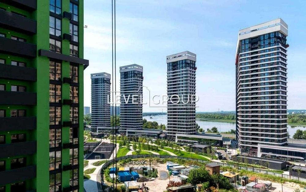 Вид на Дніпро та у двір! Без%!  Продаж 3-к квартири 90м2 ЖК Грейт Great Осокорки Позняки