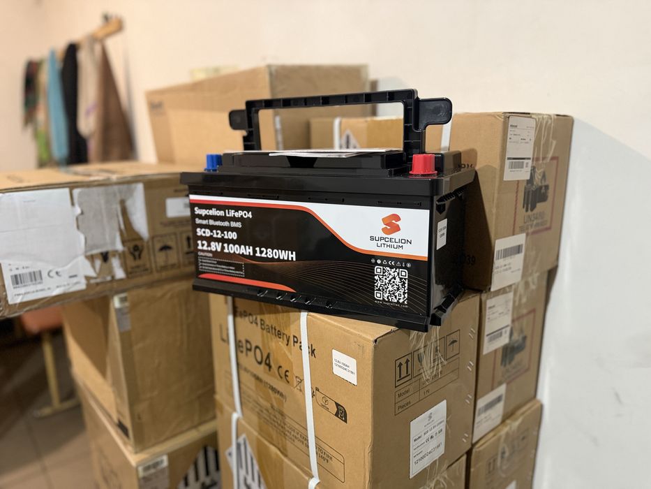 LifePo4 12V100Ah з BT гарантія 3 роки!