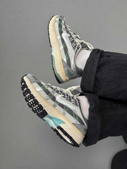 Кросівки Nike P-6000 Grey/Olive premium