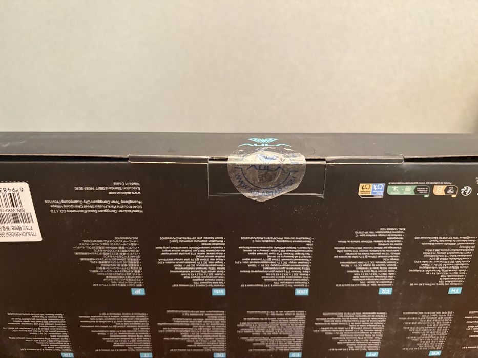 AULA F75 — механічна 75% бездротова, hot-swap з RGB та мультимедійною ручкою