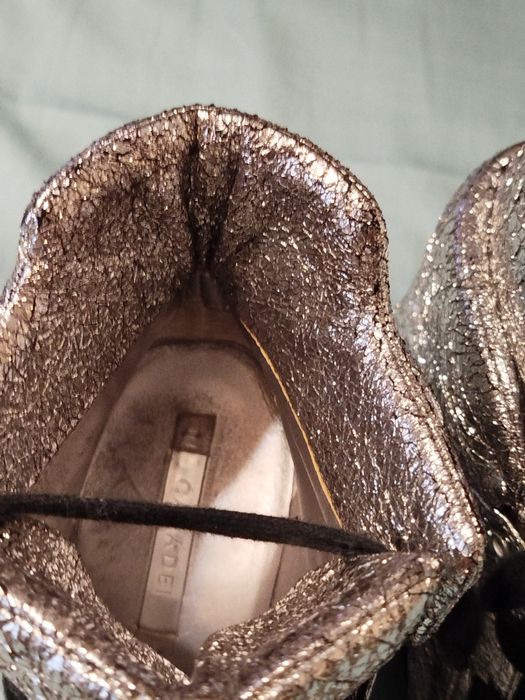 Srebrne buty za kostkę Casadei 39