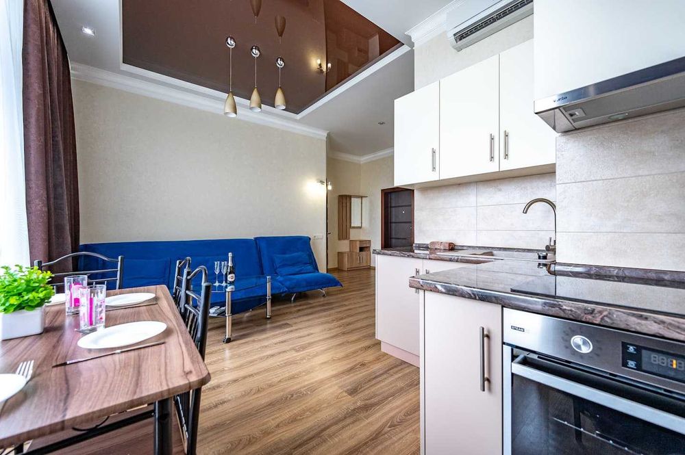 Аренда квартиры посуточно/долгосрочно в Аркадии джакузи/ террасой/1013