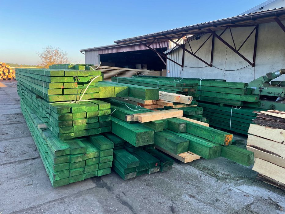 Więźba dachowa, Tartak Lutomiersk