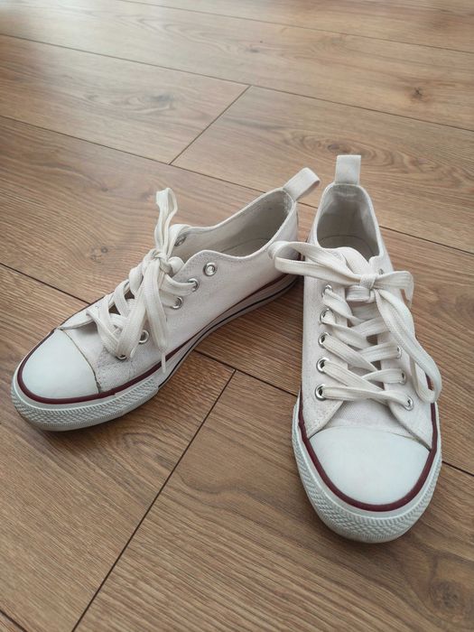 Klasyczne białe trampki / tenisówki rozm. 36