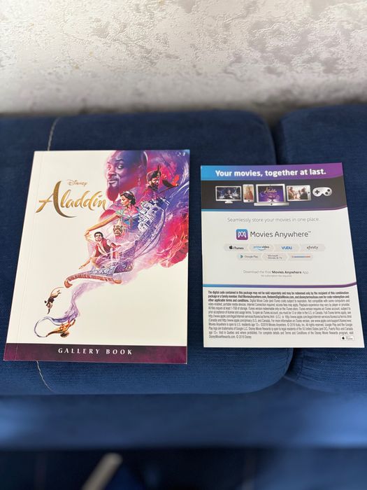 4 К UltraHD+ Blu-ray+ DIGITAL CODE Aladdin Disney Blu-ray disk