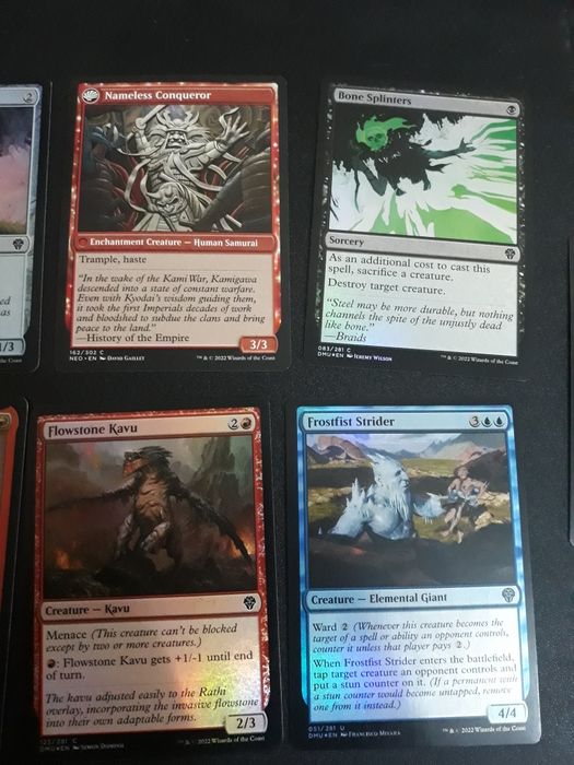 10 cartas magic, 8 brilhantes