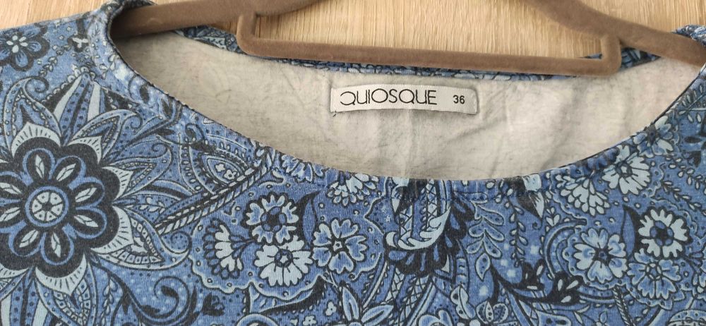 Koszulka bawełniana chabrowa quiosque r.36,38.