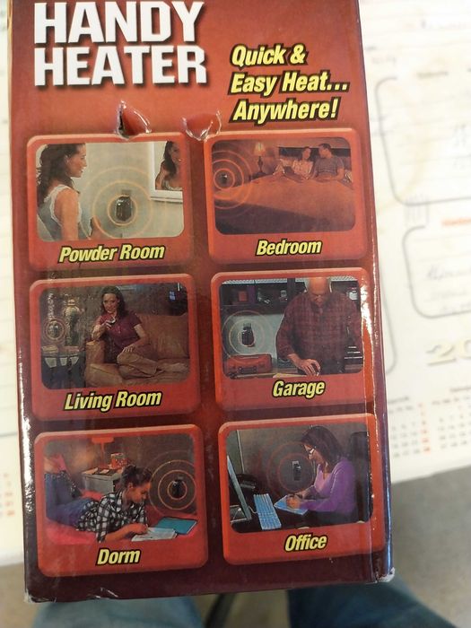 Elektryczny mini grzejnik.