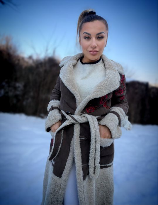 Luksusowy kożuszek naturalny r.S-M