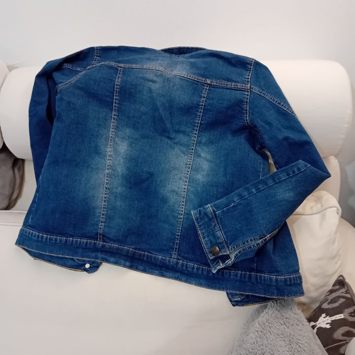 Bluza M dżinsowa granatowa