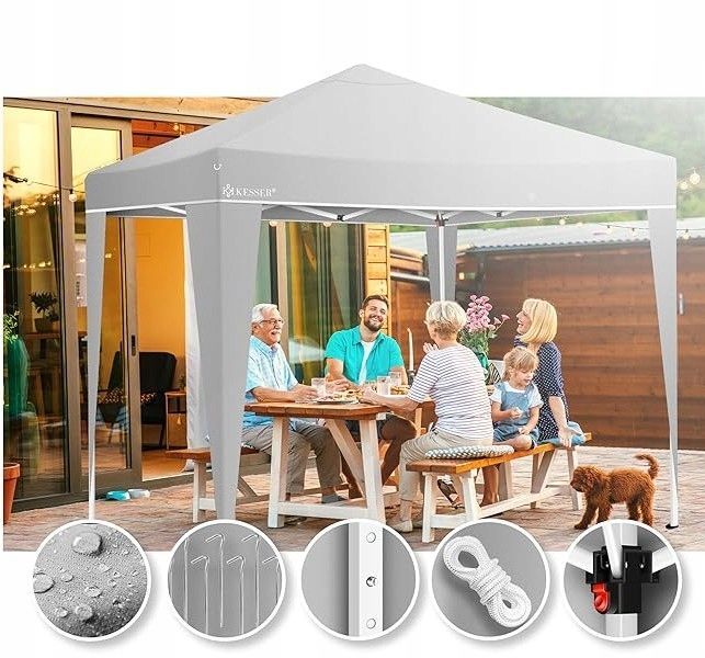 Pawilon ogrodowy KESSER 3x3 m Pop Up UV50 wodoodporny