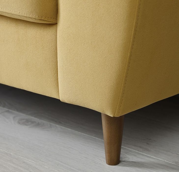Sofá 3 lugares , Hakebo castanho amarelado - IKEA