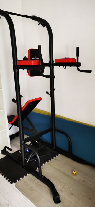 Pretorians Poręcz do podciągania Dipów Ławka, mini atlas