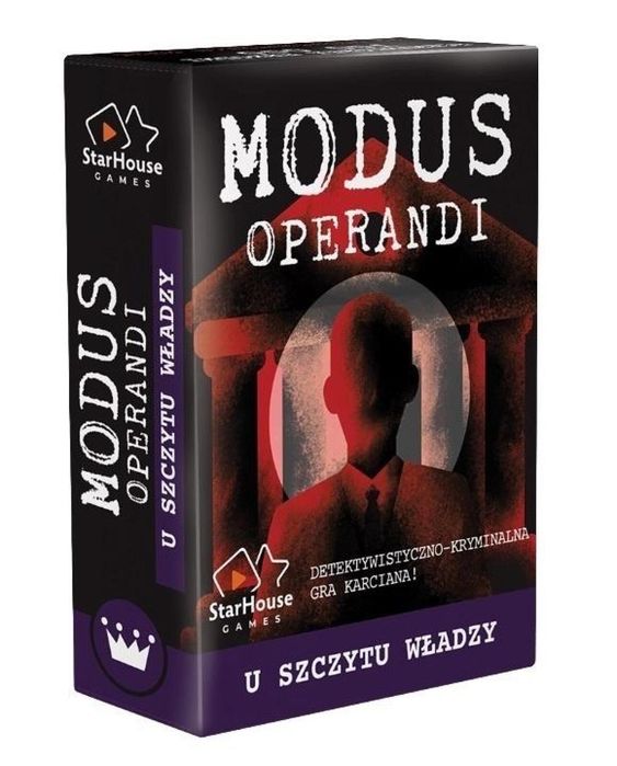 Modus Operandi U szczytu władzy StarHouse Games pudełko,97x67 mm