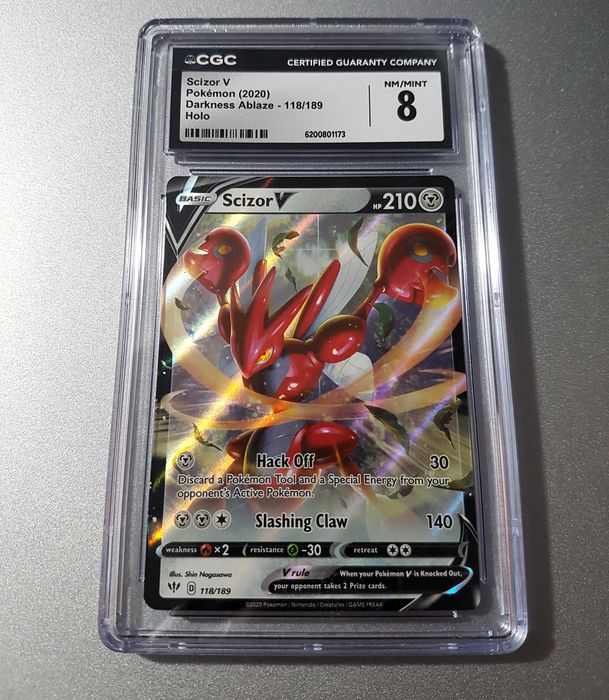 Scizor V Holo - CGC 8 - Pokémon 2020