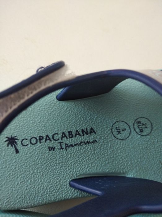 Sandálias tamanho 21 Copacabana de Ipanema