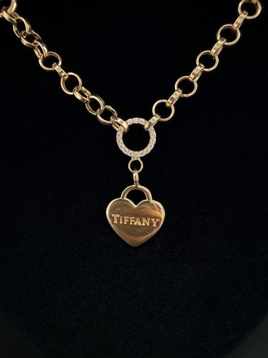 Золоте кольє в стилі Tiffany&Co / золотое колье в стиле Tiffany&Co/ЗНИЖКА ВІД ЦІНИ