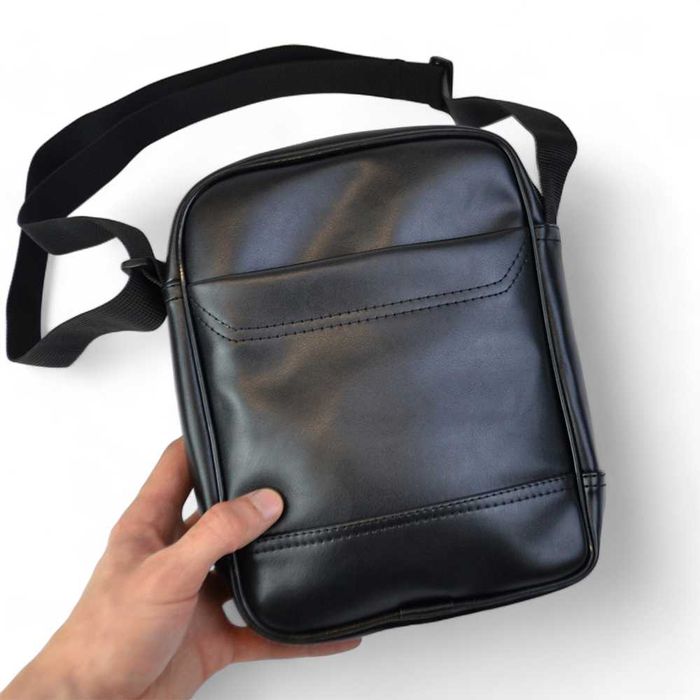 Сумка через плече чоловіча ділова сумка месенджер класична з еко шкіри