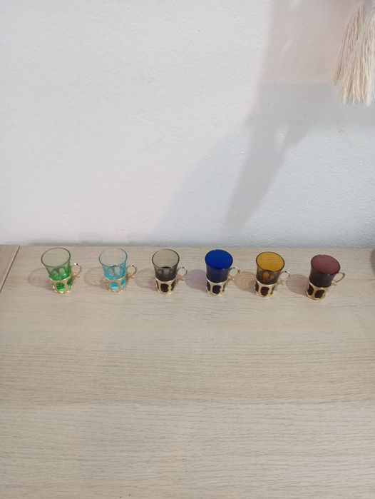 Coleção 6 Copos Vintage