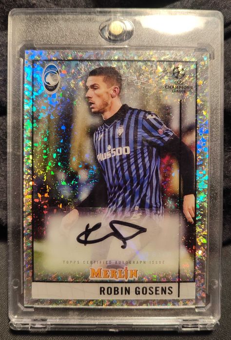Robin Gosens – karta z autografem /150 – Topps Merlin Chrome 2020/21
