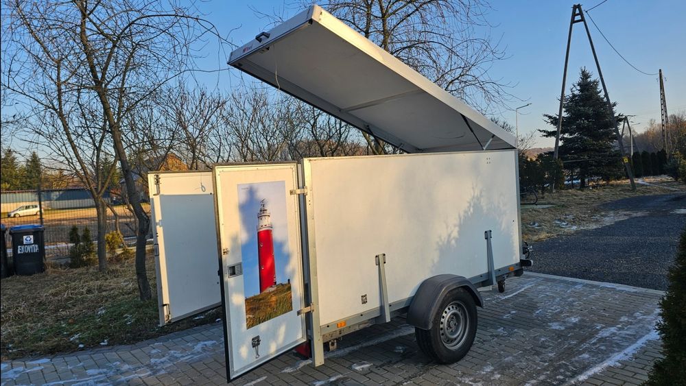 Przyczepa Kontener BRENDERUP CARGO Otwierany dach! Idealna na motor!!!